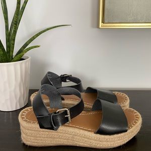 Platform espadrille sandals